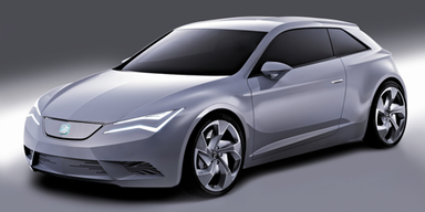 Seat E-Auto Studie IBE in Genf. Bild: Seat
