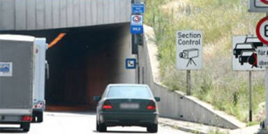 Section Control auf A2 bei Graz