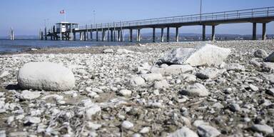 Niedriger Bodensee-Pegel