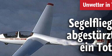 1 Toter bei Segelfliegerabsturz in Tirol