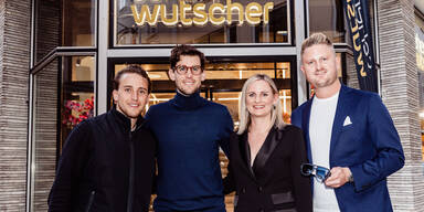 Moritz Thiem, Dominic Thiem, Alexandra Wutscher-Hold und Fritz Wutscher jr.