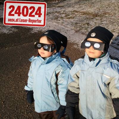 Sonnenfinsternis über Österreich