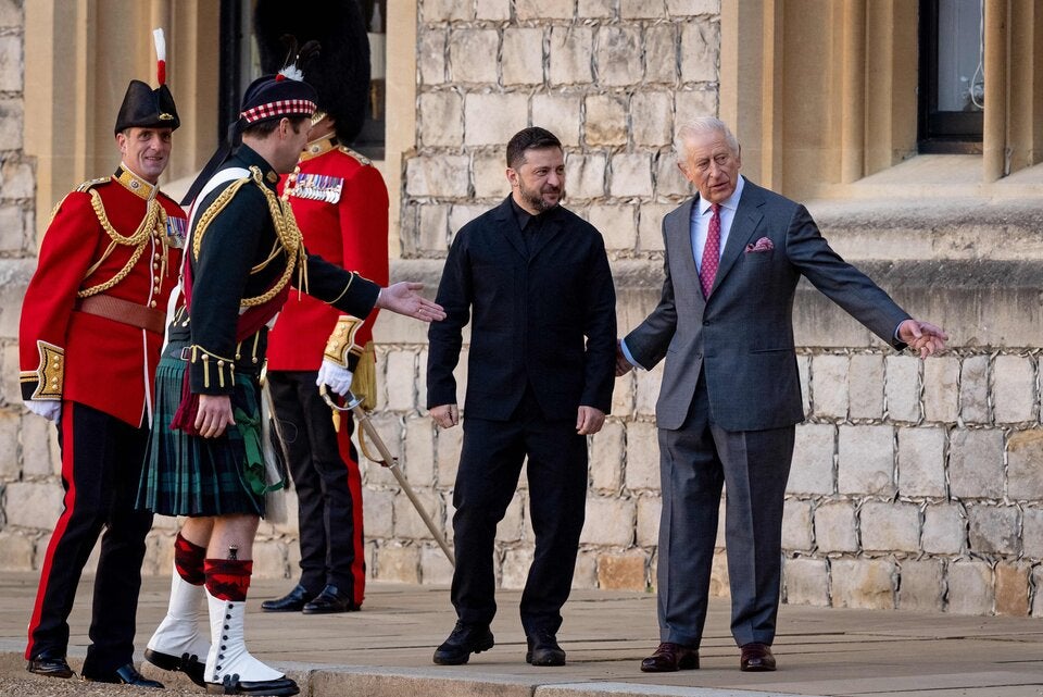 Selenskyj von König Charles III. empfangen