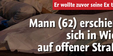 Mann erschießt sich auf offener Straße