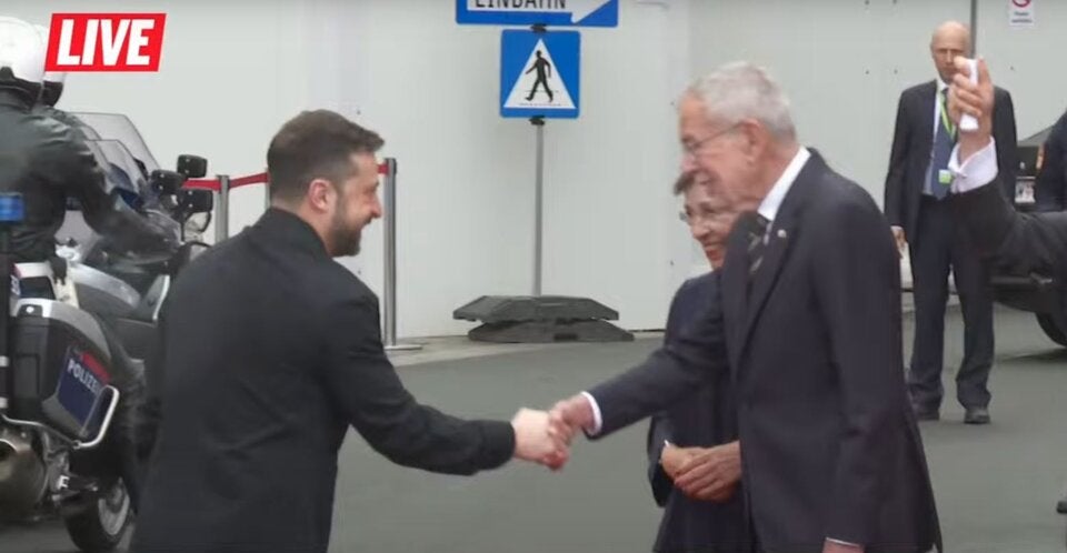 Hofburg-Empfang: Jetzt ist Selenskyj da