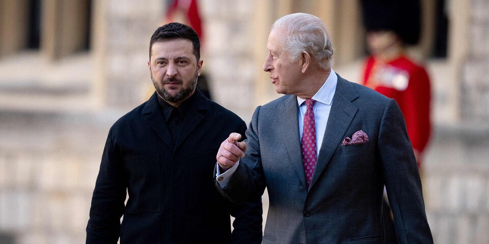 Selenskyj von König Charles III. empfangen