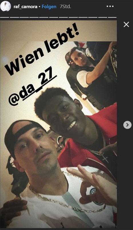 Alaba bei RAF Camora