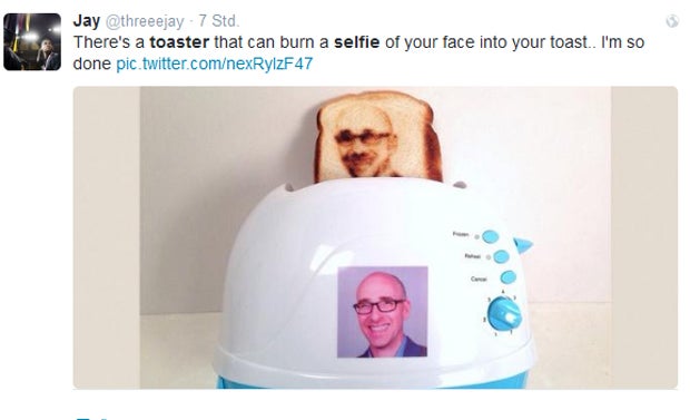 Toaster Selfie