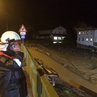 Schwere Unwetter-Schäden in Tirol