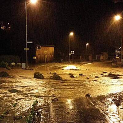 Schwere Unwetter-Schäden in Tirol