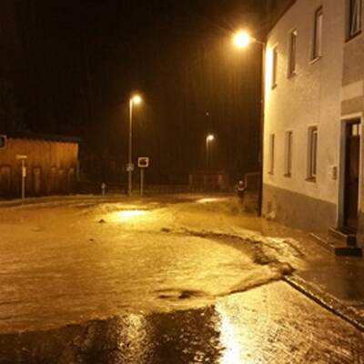 Schwere Unwetter-Schäden in Tirol