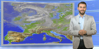 Das Wetter heute: Sonnig, von Westen her Schauer