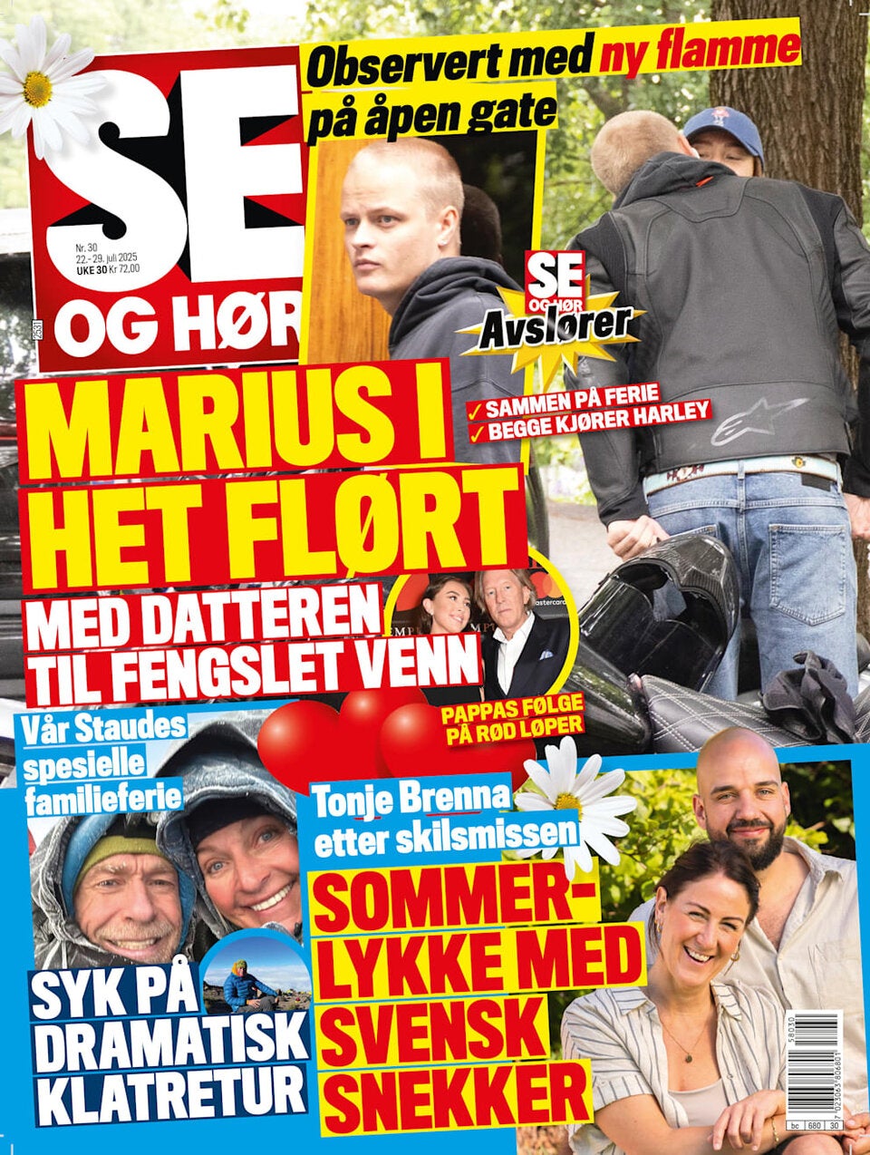 Marius am Cover von „Se og Hør“  