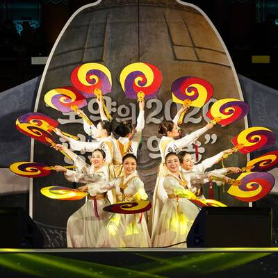 Rund eine Million Menschen am New Yorker Times Square