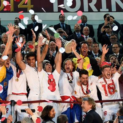 So jubelte Sevilla über EL-Triumph