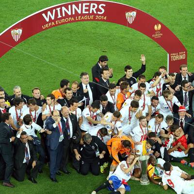 So jubelte Sevilla über EL-Triumph