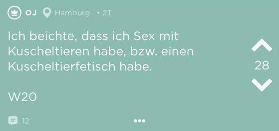 6 kuriose Sex-Beichten auf Jodel