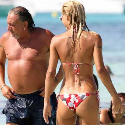 Süße Badenixe: Michelle Hunziker auf Formentera