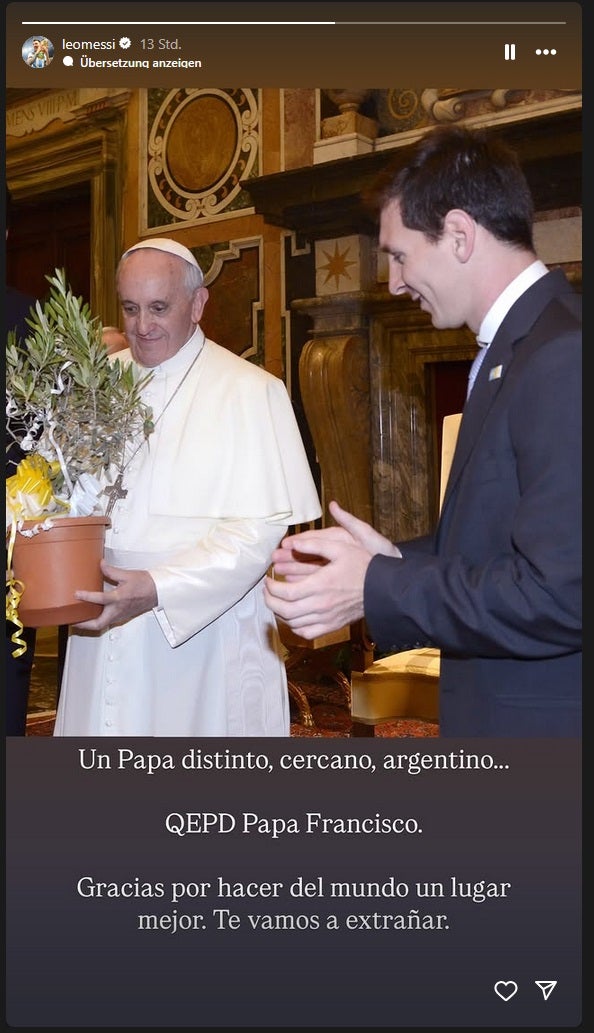 Messi Papst
