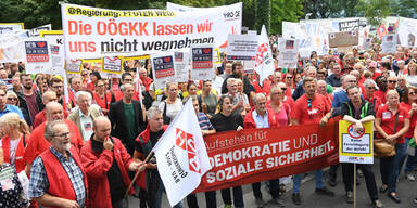 Demo linz Kassenreform