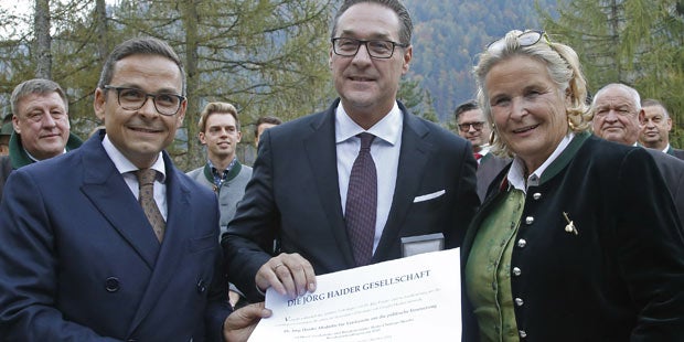 Strache Haider Medaille