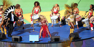 Shakira rockte WM-Schlussfeier