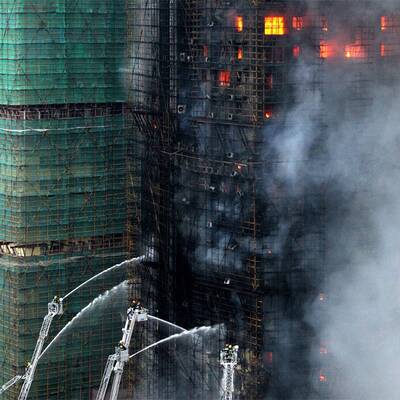 Brandkatastrophe im Hochhaus