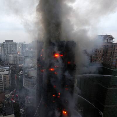 Brandkatastrophe im Hochhaus
