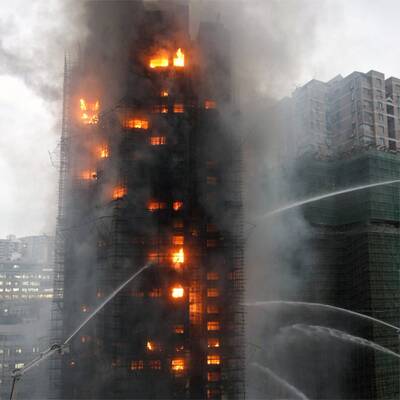 Brandkatastrophe im Hochhaus