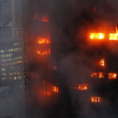 Brandkatastrophe im Hochhaus