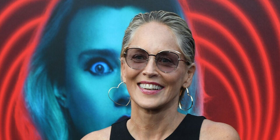 Sharon Stone grau