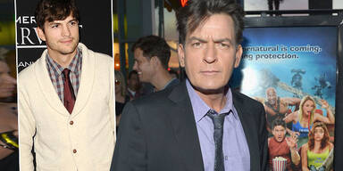 Charlie Sheen, Ashton Kutcher