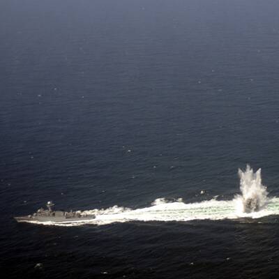 Südkoreanische Seemanöver