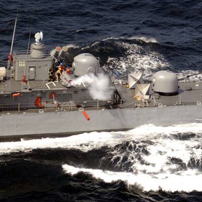 Südkoreanische Seemanöver