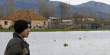 Überschwemmungen in Albanien