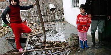 Überschwemmungen in Albanien