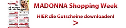 MADONNA Shoppin Week Gutscheine