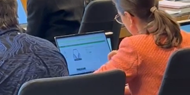 &Ouml;VP-Politikerin shoppt w&auml;hrend Bundesratssitzung