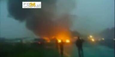 Schweres Flugungl&uuml;ck in Russland: 44 Tote