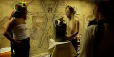 Nackte wollten EURO-Pokal klauen