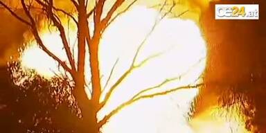 Brand in australischer Chemiefabrik