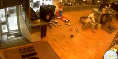 Amateurvideos von Oslo-Explosion im Net