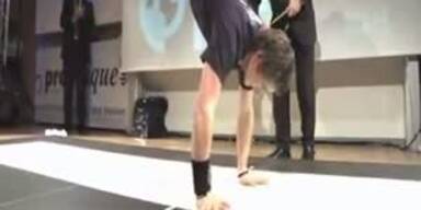 Tiroler legt Weltrekord im R&uuml;ckw&auml;rtssalto hin