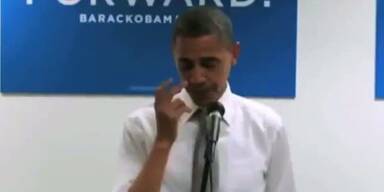 Emotional bedankt sich Obama bei Helfern