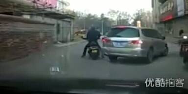 Clevere Gangster: Erst Unfall - dann Diebstahl