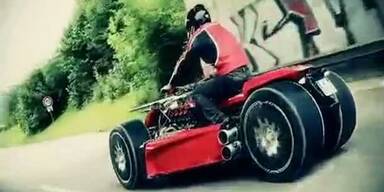 Irres "Ferrari-Quad" steht zum Verkauf