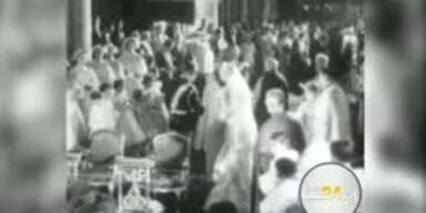 Die Hochzeit von Prinz Rainier 1956