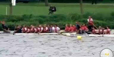 Will und Kate verliebt im Drachenboot