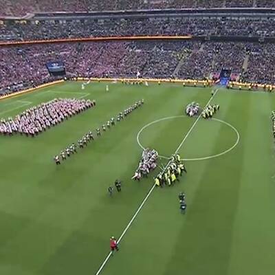  Bayern gegen Dortmund. Das Finale der Champions League in Wembley.