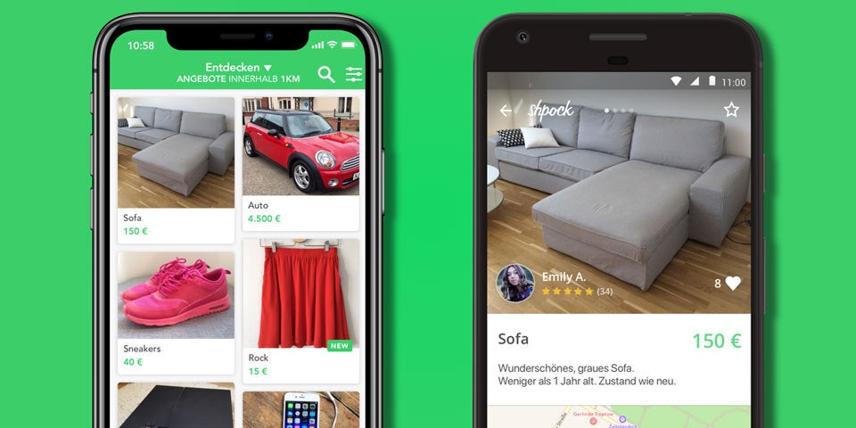 Shpock von Apple & Google ausgezeichnet